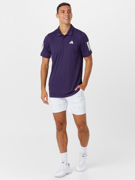 adidas Mens Fall Club 3 Stripe Polo