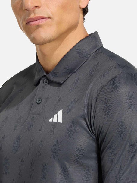 adidas Mens Fall Club Graphic Polo