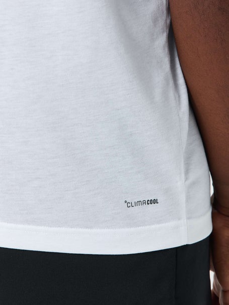 adidas Mens Fall Logo Graphic T-Shirt - White