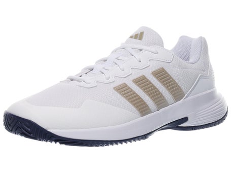 adidas GameCourt 2 White/Dark Blue Mens Shoes