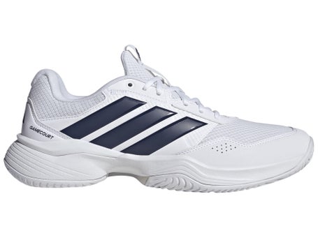 adidas GameCourt 3 White/Dark Blue Mens Shoes