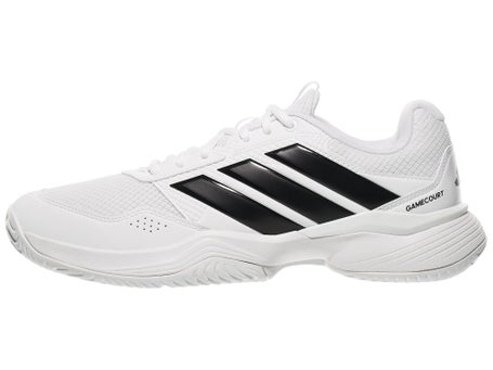 adidas GameCourt 3 White/Black Mens Shoes