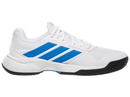 adidas GameCourt 3 White/Lucid Blue Mens Shoes