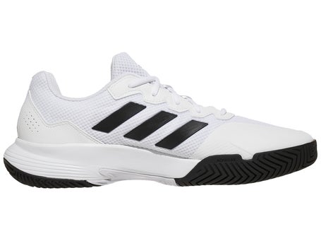 adidas GameCourt 2 White/Black Mens Shoes