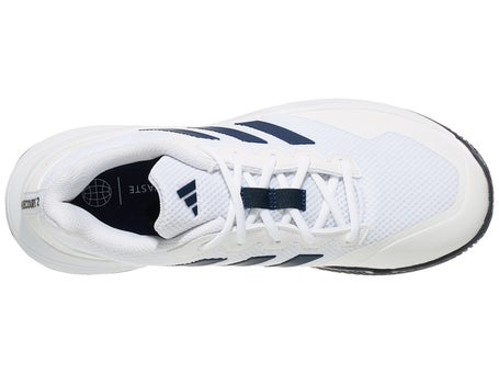 adidas GameCourt 2 White/Navy Mens Shoes