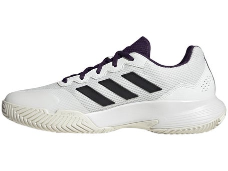 adidas GameCourt 2 White/Bk/Plum Mens Shoes