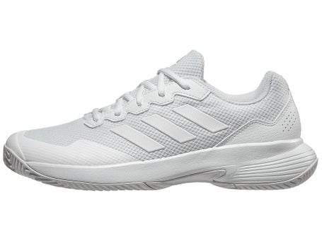 adidas GameCourt 2 White/White Mens Shoe