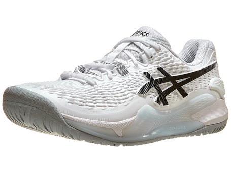 Asics Gel Resolution 9 White/Black Mens Shoes