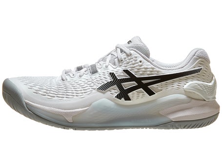 Asics Gel Resolution 9 White/Black Mens Shoes
