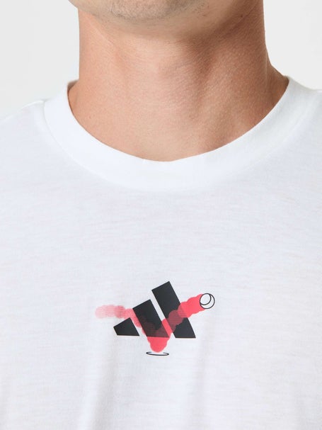 adidas Mens Spring 3 Ball Graphic T-Shirt
