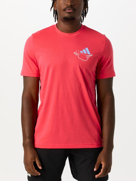 adidas Mens Spring Graphic Pickleball T-Shirt