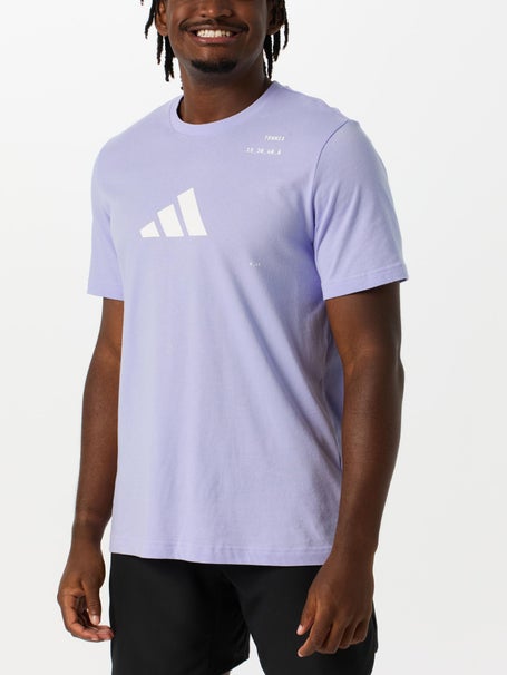 adidas Mens Spring Tennis Logo T-Shirt