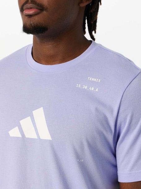 adidas Mens Spring Tennis Logo T-Shirt