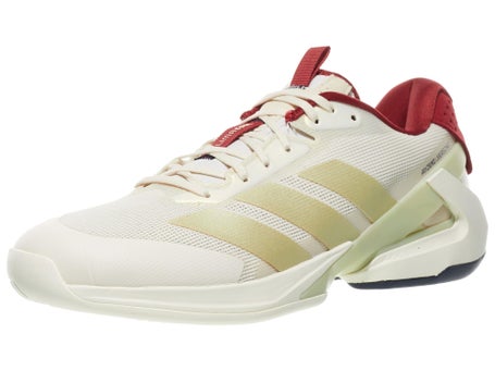 adidas Ubersonic 5 White/Gold/Red Mens Shoes