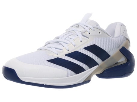 adidas Ubersonic 5 White/Dark Blue/Silver Mens Shoes
