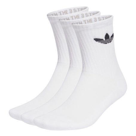 adidas Originals Crew Sock 3-Pack - White/Black