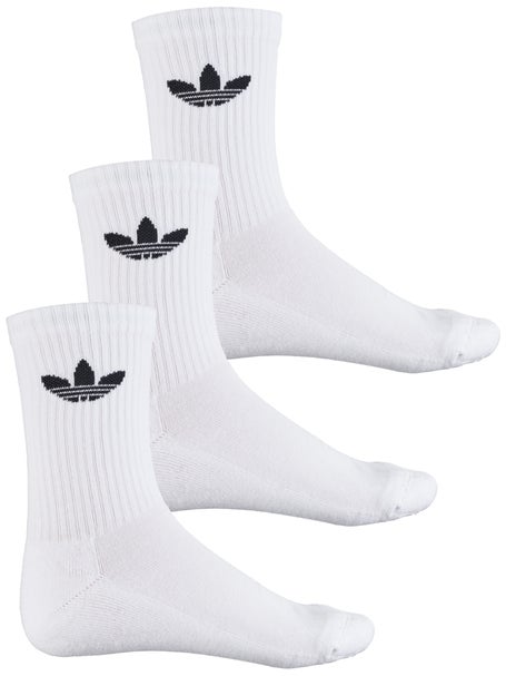 adidas Originals Crew Sock 3-Pack - White/Black