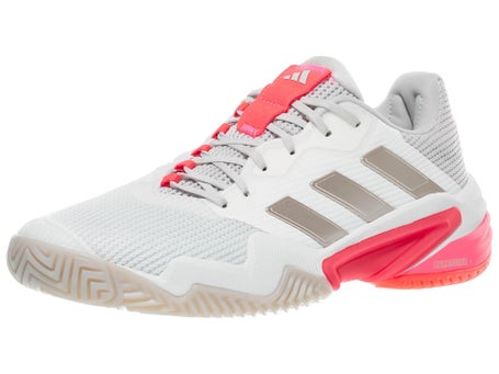 adidas Barricade 13 White/Lucid Red Womens Shoe