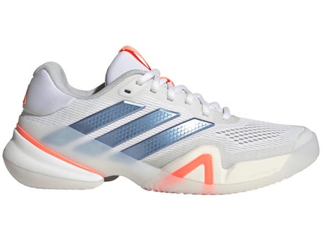 adidas Barricade 14 White/Blue/Orange Womens Shoes