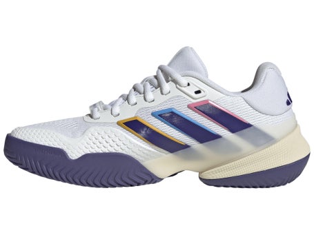 adidas Barricade 14 White/Purple/Cream Womens Shoes