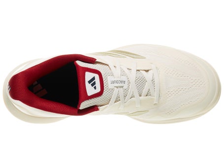 adidas Avacourt 3 White/Gold/Red Womens Shoes
