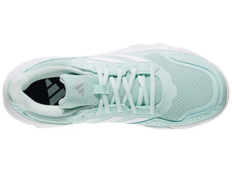 adidas CourtJam Control 3 Halo Mint/White Womens Shoes