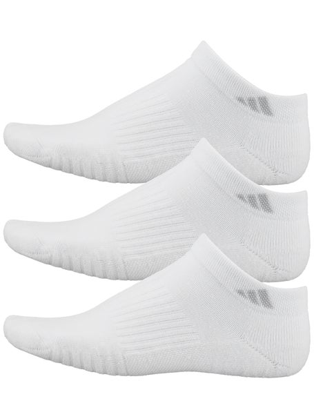 adidas Womens Cushioned 3.0 3-Pack Low Cut Sock White