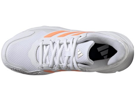 adidas CourtJam Control 3 White/Orange Womens Shoes
