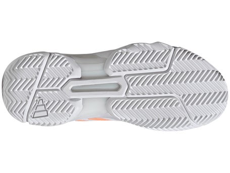 adidas CourtJam Control 3 White/Orange Womens Shoes