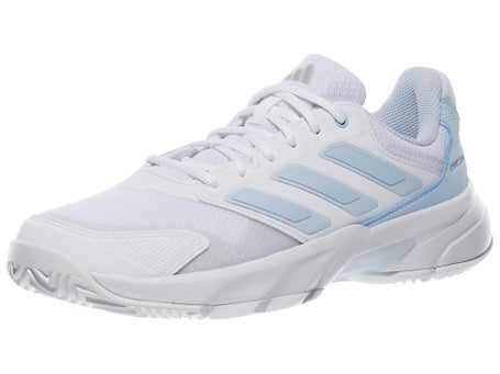 adidas CourtJam Control 3 White/Sky Womens Shoes