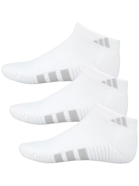 adidas Womens Cushioned 4.0 3-Pack Low Cut Socks White