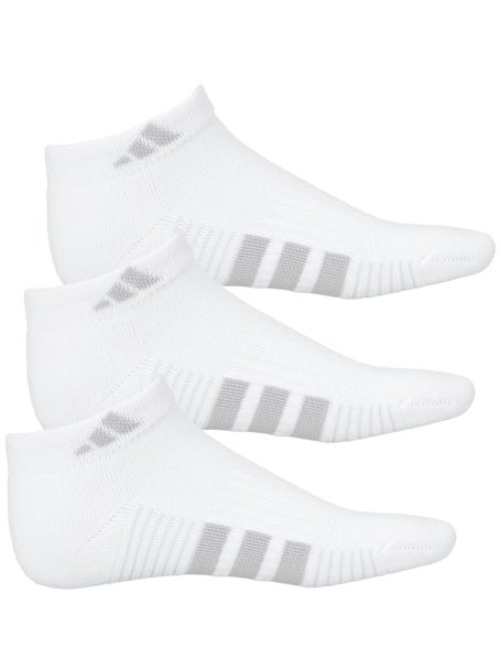 adidas Womens Cushioned 4.0 3-Pack Low Cut Socks White