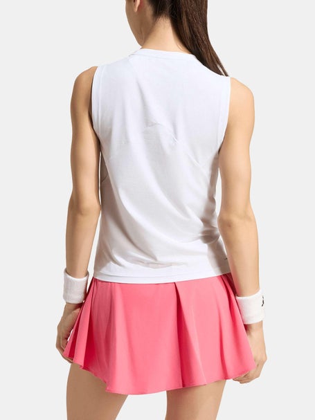 adidas Womens Core Gameset Match Tank - White