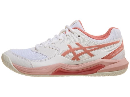 Asics Gel Dedicate 8 White/Rose Rouge Womens Shoes