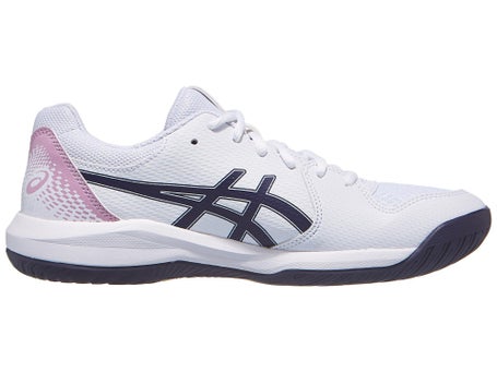Asics Gel Dedicate 8 Wide White/Indigo Womens Shoes