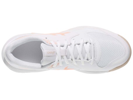 Asics Gel Dedicate 9 Wh/Cantaloupe Womens Shoes