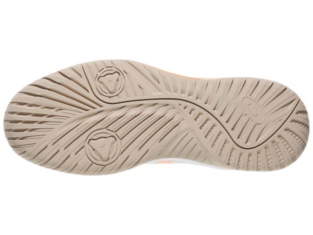 Asics Gel Dedicate 9 Wh/Cantaloupe Womens Shoes