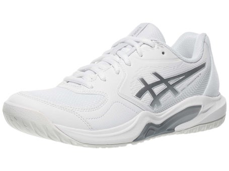 Asics Gel Dedicate 9 White/Silver Womens Shoes