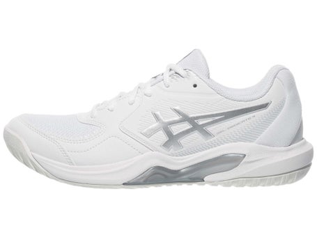 Asics Gel Dedicate 9 White/Silver Womens Shoes