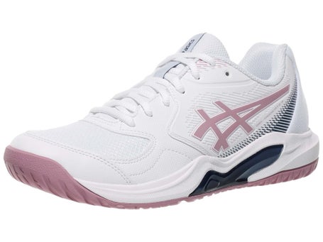 Asics Gel Dedicate 9 Wide White/Taro Woms Shoes