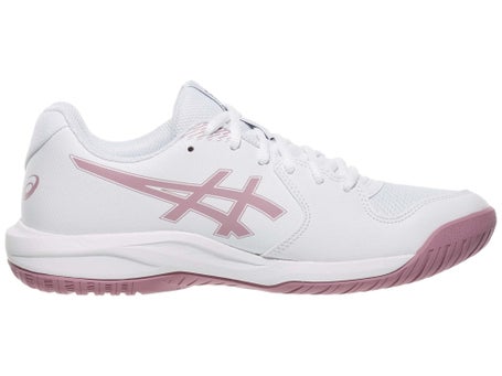 Asics Gel Dedicate 9 Wide White/Taro Woms Shoes