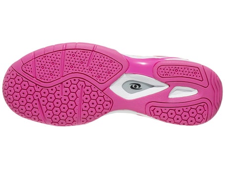 Acacia Dinkshot II White/Pink Woms Pickleball Shoes