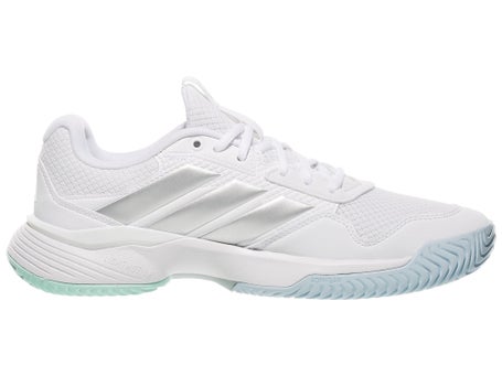 adidas GameCourt 3 White/Ice Blue Womens Shoes