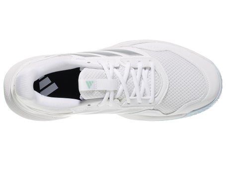 adidas GameCourt 3 White/Ice Blue Womens Shoes