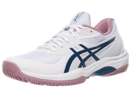 Asics Gel Game FF White/Pink/Blue Womens Shoes