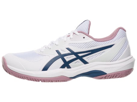 Asics Gel Game FF White/Pink/Blue Womens Shoes