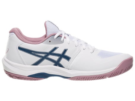 Asics Gel Game FF White/Pink/Blue Womens Shoes