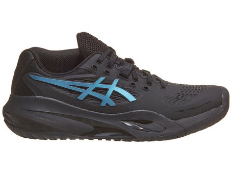Asics Gel Resolution X Black/Blue Womens Shoes