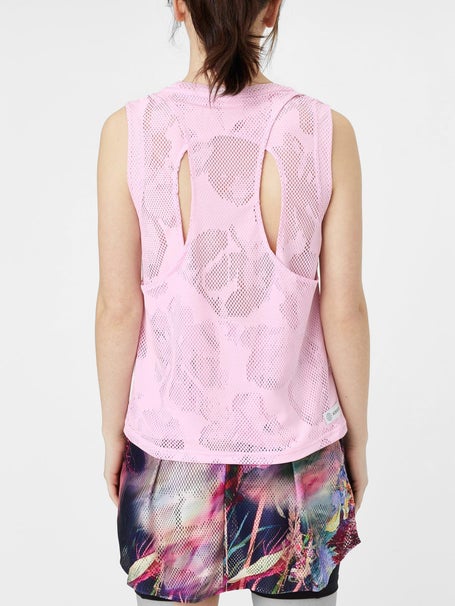 adidas Womens Melbourne Match Tennis Tank - Pink
