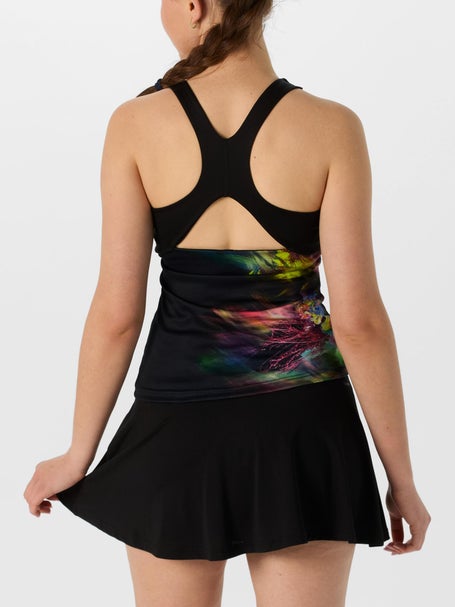 adidas Womens Melbourne Tennis Y-Tank - Black